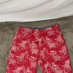 Polo Ralph Lauren Red Patterned Men's Shorts